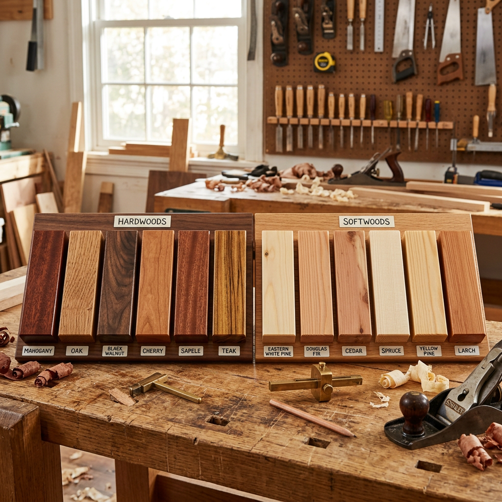 Choosing wood for projects hardwood vs softwood comparison