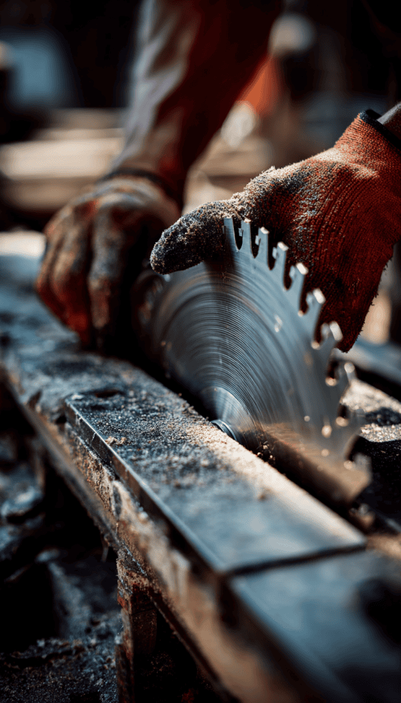 Woodworking tool safety through proper blade maintenance, tool inspection, and routine equipment care.